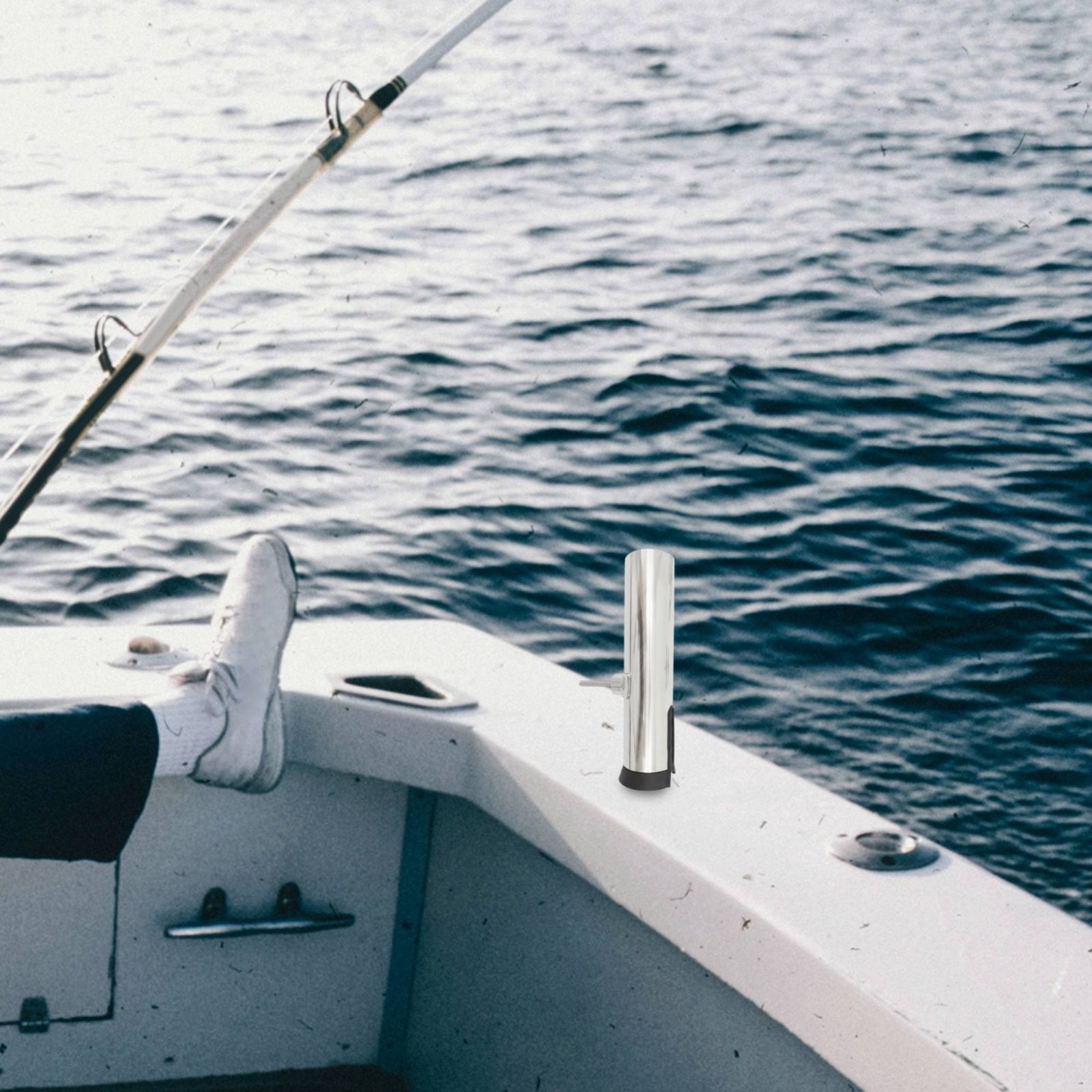 Fishing Rod Boat - Adjustable Rail Mount Rod Holder Robust