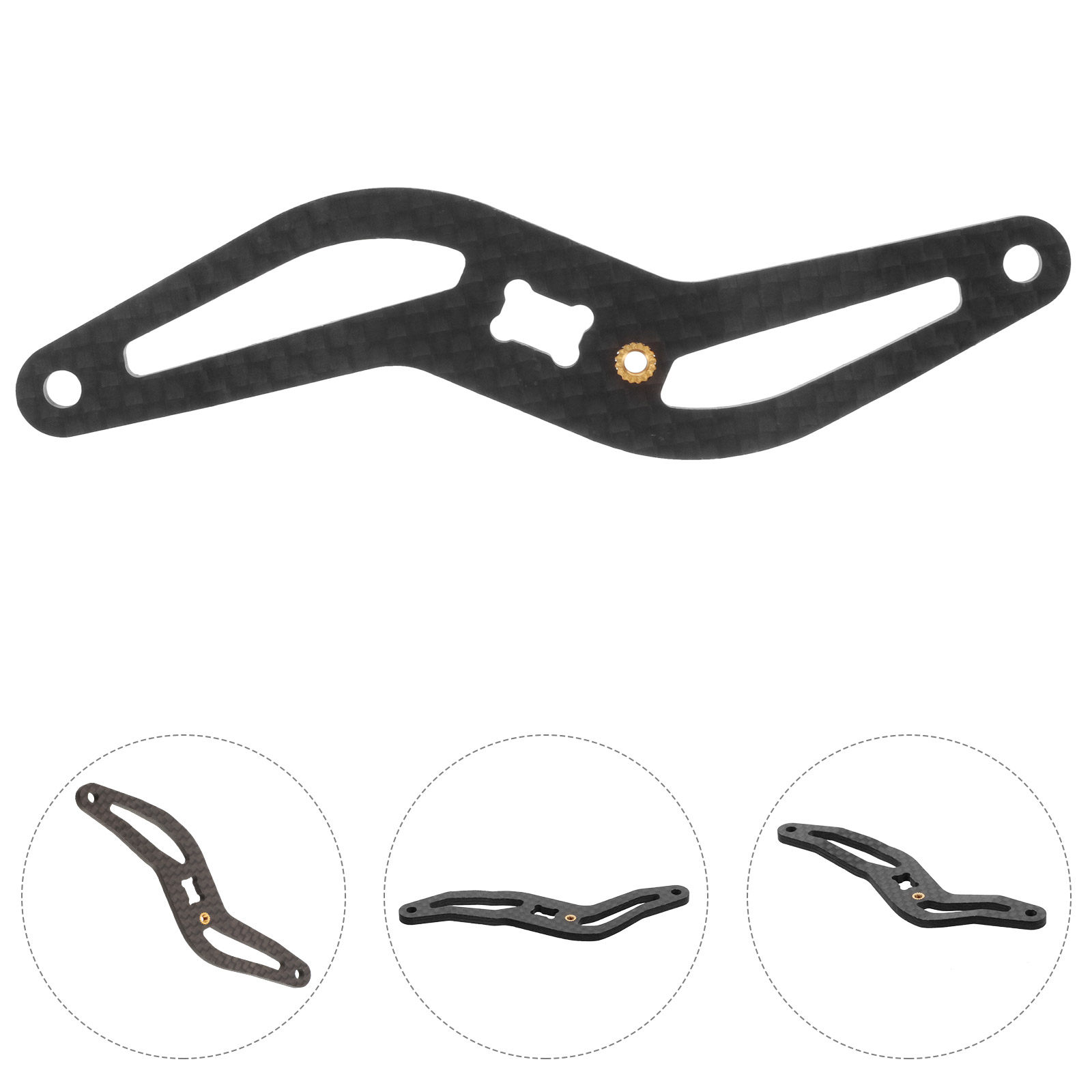 Fishing Rod Spinning - Carbon Fiber Fishing Reel Arm Support