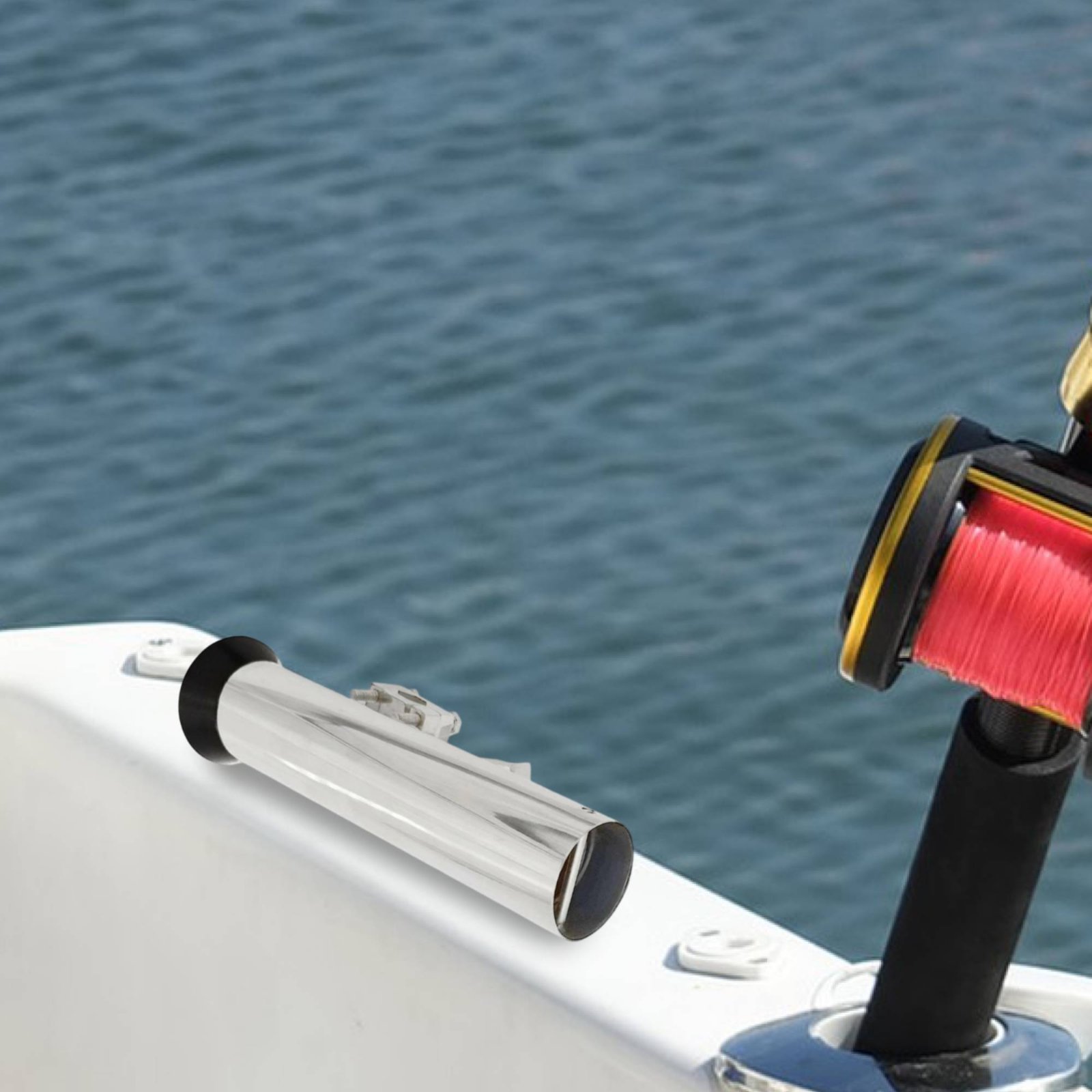 Adjustable Rail Mount Rod Hold - Fishing Rod Boat ulasan dan harga