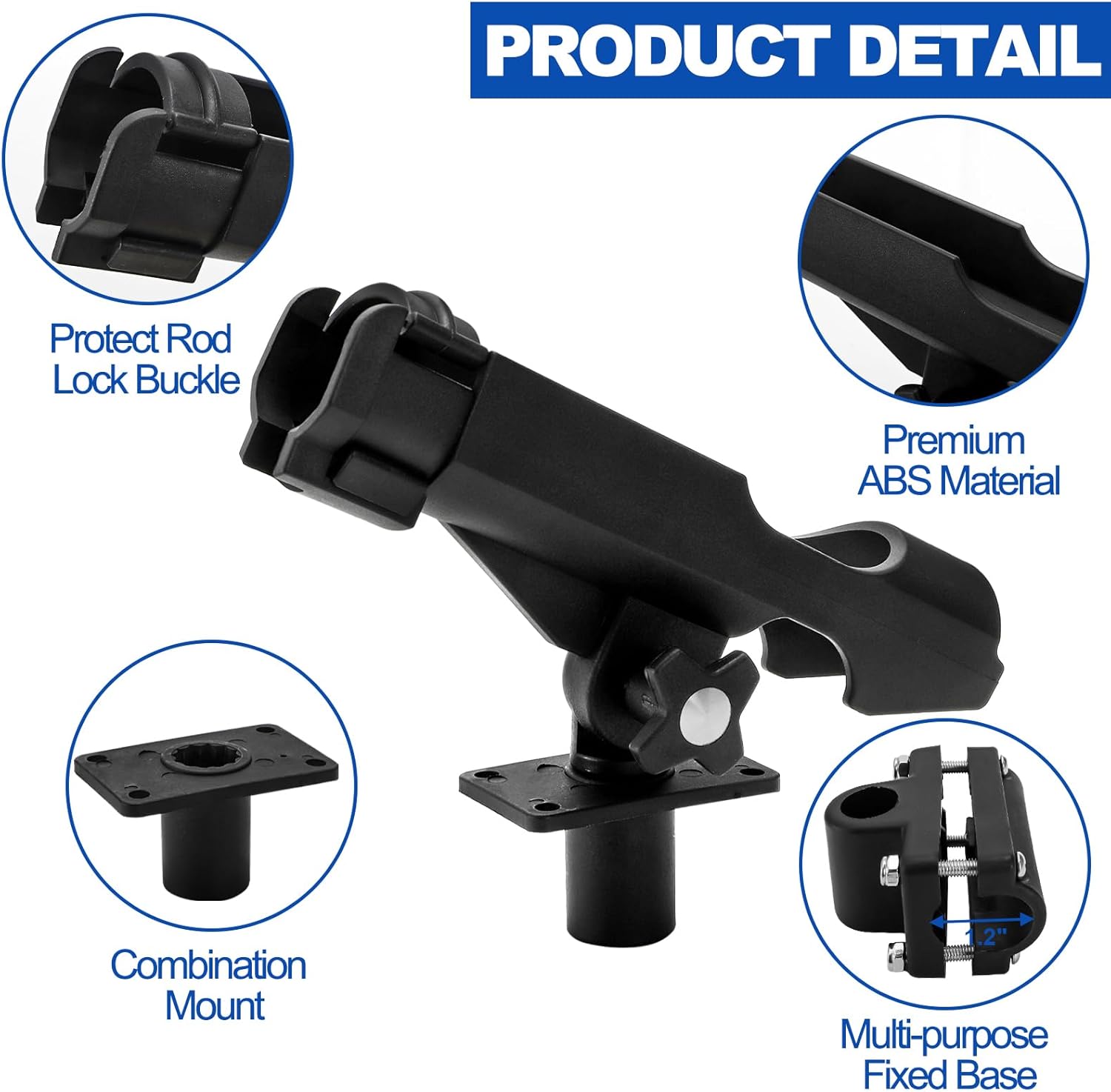 2 Pack Fishing Rod Holder with - Fishing Rod Combo ulasan dan harga