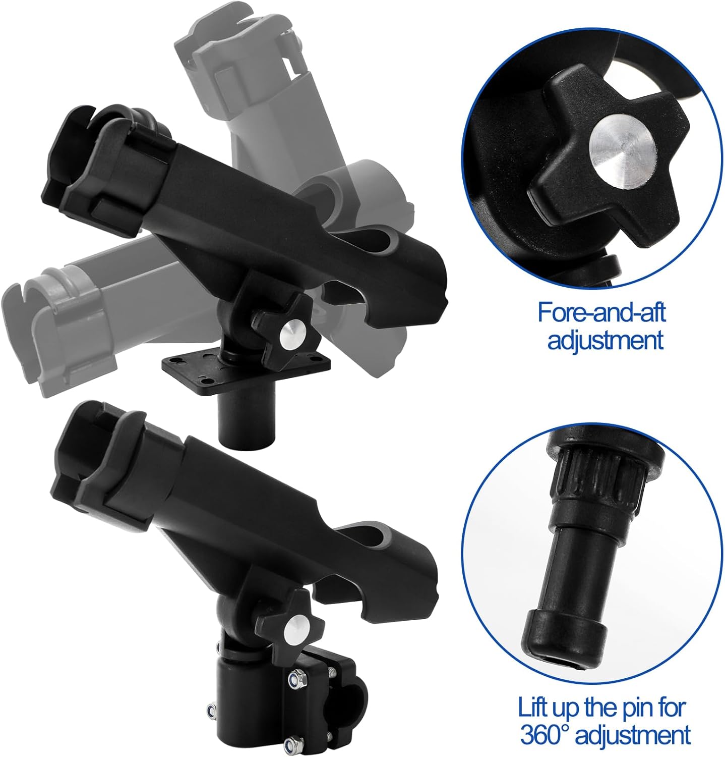 2 Pack Fishing Rod Holder with - Fishing Rod Combo ulasan dan harga