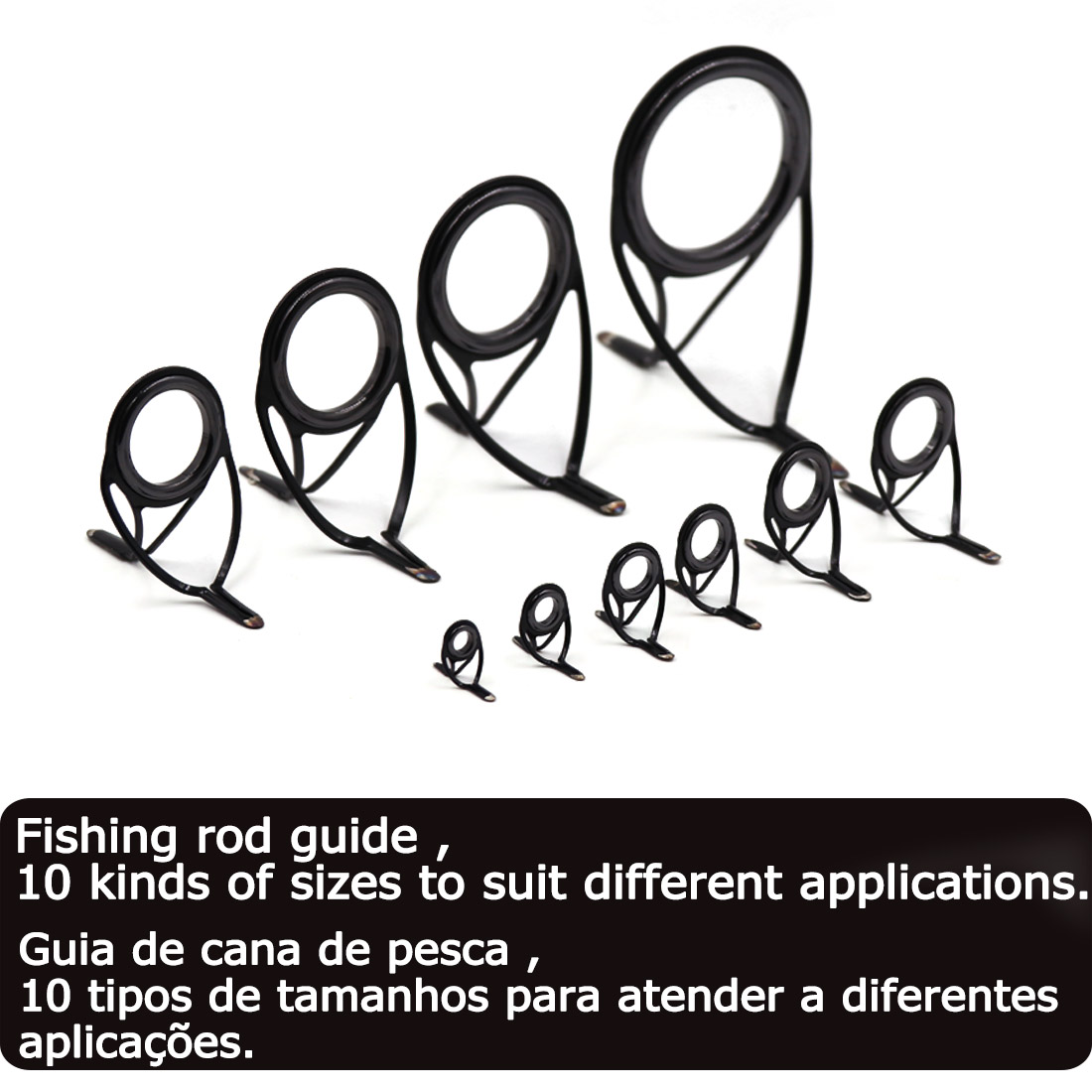 9KM OB Curved Rod Guide Kit 10 - Fishing Rod Building Kit ulasan dan harga